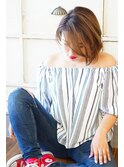 リラックス系の美シルエットボブ☆ザシーバイアフロート　海老名