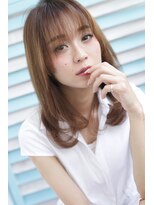 オウル(Owll)&nbsp;[mignon]小顔上品レイヤー　シースルーバングゆるく柔らかく