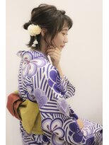 リタ(Lita)&nbsp;ハーフアップ × 浴衣アレンジ