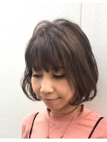ルーファス 恵比寿 渋谷(Ruufus) グレージュ内巻きボブ【Ruufus 渋谷恵比寿】