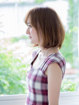 ラ ソール ヘア(La sol HAIR) ☆ナチュラルワンカールボブ☆