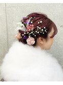 生花ヘアアレンジ【みなとみらい・桜木町】