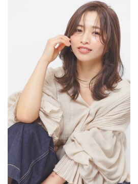 ミンクス 青山店(MINX) あざと前髪で魅せる外ハネ美人ロング