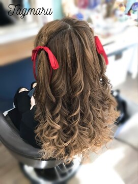 タグマル 編み込みツインハーフ☆