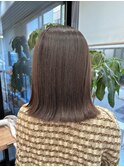 透け感たっぷりミルクティーカラー