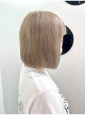 ダブルカラーブロンドベージュカラーケアブリーチハイトーン韓国