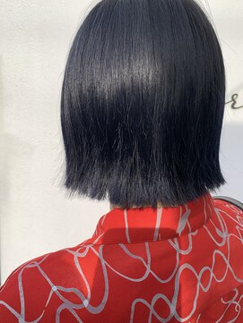 リゾートフォーヘアー 嵯峨店(ReSORT FOR HAIR) ダークブルーバイオレット