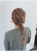 20代30代編みおろしヘアアレンジ