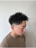短めツイストスパイラルパーマ