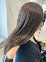 ノイ(noi) 顔周りレイヤーカットグレージュカラーくびれボブベージュカラー