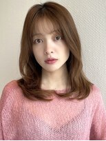 トリコ ショップアンドヘアサロン(tricot shop hair salon) ブリーチなし 明るめベージュカラー