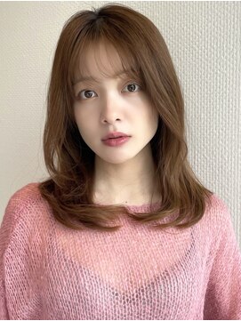 トリコ ショップアンドヘアサロン(tricot shop hair salon) ブリーチなし 明るめベージュカラー