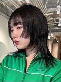 顔周りレイヤーカットくびれヘアミルクティーベージュカラー