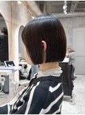 前髪アンブレラカラーこなれミディイメチェンウェーブパーマ