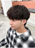 波巻きスパイラルパーマツイストパーマ