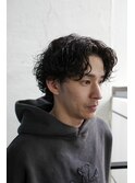 波巻きグランジパーマ