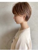 小顔/ショート/美髪/イメチェン/ワイドバング