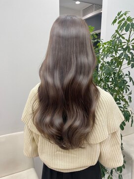 クオリス 上板橋店(QUALIS) 20代30代40代ストレートアッシュベージュ髪質改善艶感カラー