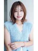 シースルーバングと大人のくびれボブ*白髪染め*30代40代50代