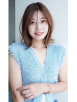 シースルーバングと大人のくびれボブ*白髪染め*30代40代50代