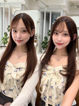 レイリー 原宿 表参道(Rayreee) 韓国風小顔カット×シースルーバング