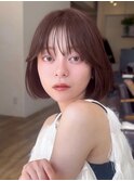 ボブ　ショートボブ　前下がりボブ　タンバルモリ　cote