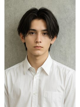 ナム 松戸(NAM) MEN’S HAIR/ブルーブラック/フェザーパーマ/松戸