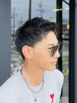 スター(STAR)&nbsp;アップバング風束感/ショートツーブロック/オシャレ感/メンズ