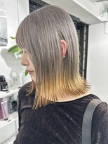 キラ 静岡(KILLA)&nbsp;ブリーチダブルカラー/ミルクティーベージュ/デザインカラー