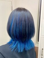 エターナルバイマティーナ(Eternal by MATINA)&nbsp;【ネイビー×ブルー/インナーカラー】池袋美容室