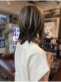 ハイレイヤー×グレージュハイライト