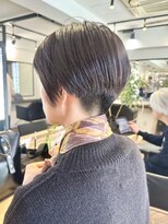 ファイブシーン アオヤマ(5SCENE AOYAMA) ショートパーマショートカット前髪あり前髪なし刈り上げ女子
