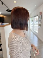 クララジャパン ナベシマ(CLALA JAPAN Nabeshima)&nbsp;ボブ　ミルクティーベージュ　艶髪　髪質改善カラー　ショート