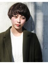 ニコヘアー(niko hair) モードで軽いマッシュショート▽LINEID@vey3047y