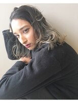 サングース(Sungoose)&nbsp;<sungooseTOKYO>ワンレンセンターパートグラデーションカラー