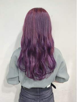 サロンドミルク 原宿(salon de MiLK) ピンクラベンダーonパープル