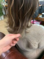 アヤメ(ayame)&nbsp;【東久留米】ハイライト_インナーカラー_ケアブリーチ