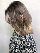 アイティー バイ アルバム 浦和店(IT by ALBUM) ハイライトミディ_マロンベージュAラインボブ_ba312411