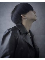 シン(syn) シルエットマッシュ ネイビー