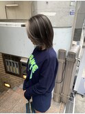 #黒髪#ボブルフ#ネビージュ#小顔#ワンレン