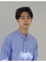 シゼン(shizen) センターパート、メンズスタイル