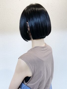 ニット 銀座(knit) 《knit銀座 佐野元気》黒髪20代30代40代前下がりショートボブ