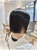 ミニボブ/チョコレート/インナーカラー/髪質改善