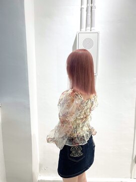 ミュー(Mu) 色落ちも楽しめるピンクベージュ