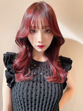 シックスバイギンザロンド 名古屋(six by ginza Lond) 名古屋／赤髪／ワンホンヘア／韓国ヘア　2