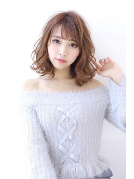 オーロ 西大寺店(ORO) ふんわりカールでキュートミディ