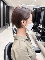 ハルキミナト ジャパン トウキョウ(HARUKI MINATO japan TOKYO)&nbsp;30代40代50代耳かけショート前髪なしハンサムショートカット