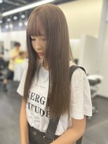 ヘアサロン ドット トウキョウ カラー 町田店(hair salon dot. tokyo color)&nbsp;デザインカラー/レイヤーカット/ウェットヘア/オリーブベージュ