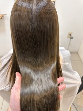 ソワンドゥブレス 大日店 (soin de brace) ○ イメチェン/外ハネボブ/美髪/ワイドバング/ブルーブラック