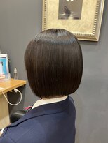 アルター(aL ter)&nbsp;まとまるボブ［黒髪/ボブルフ/ネビージュ/小顔/ワンレン］